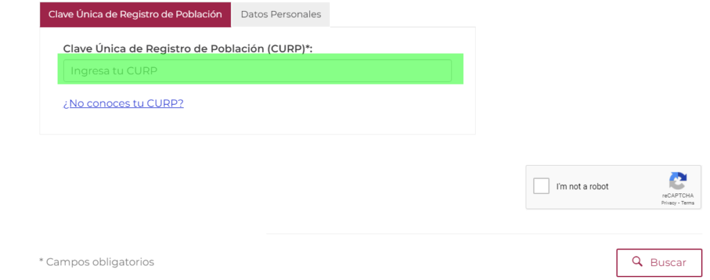 Consultar Curp Conociendo El Curp