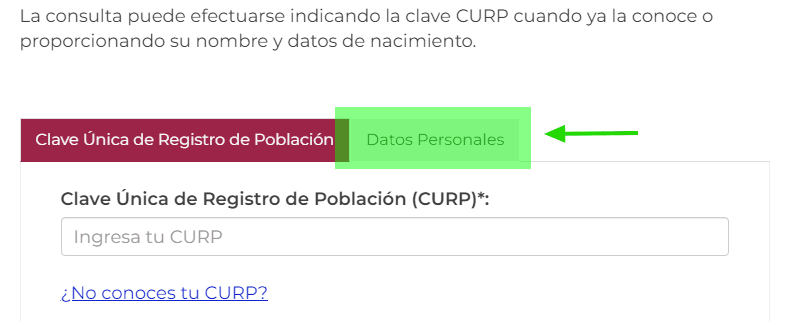Curo Datos Personales